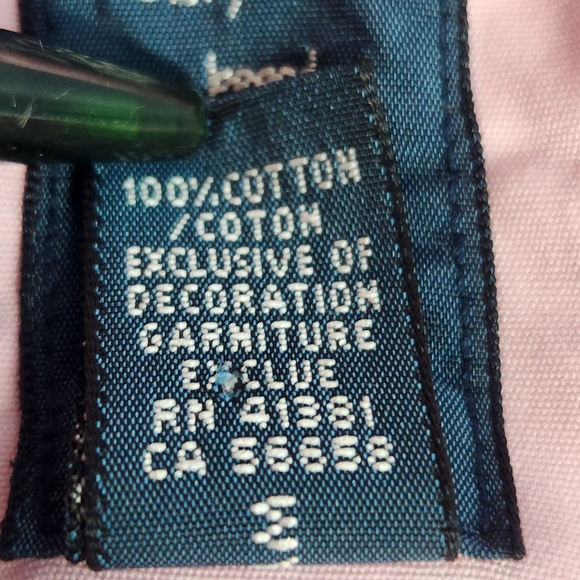 Ralph Lauren Classic Fit Long Sleeve Button Down Shirt Pink Spring Men's Large - Picture 7 of 7